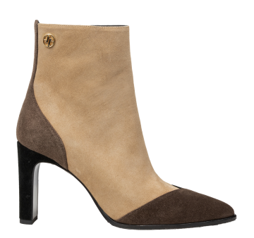 Floris van Bommel Maysi 01.05 Taupe enkellaars