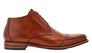Floris van Bommel SFM-50007-23-01 H cognac veterschoen.