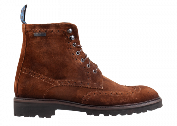 Floris van Bommel 20073/00 G1/2 cognac suède veterboot
