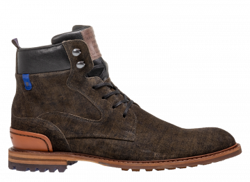 Floris van Bommel 20100/11 H Green suède veterboot