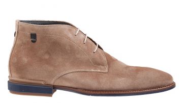 Floris van Bommel 20160/01 H zand suède veterboot.