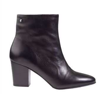 Floris van Bommel 85727/00 Black calf enkellaars.