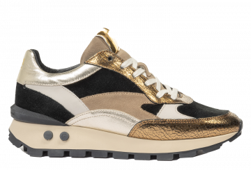 Floris van Bommel Blokki 04.00 Gold Sneaker