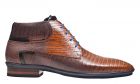 Floris van Bommel Hakki 03.00 SFM-50059-23-01 H cognac lizardprint Veterboot