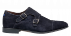 Floris van Bommel Gilli 04.04 SFM-30015-41-01 G1/2 blauw suède gespschoen