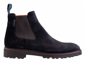 Floris van Bommel 20072/05 G1/2 blue suède Chelsea boot