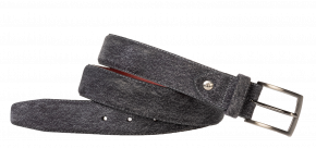 Floris van bommel 75205/95 Grey Suède riem