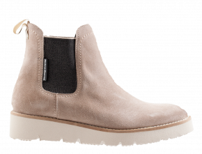 Floris van Bommel 85692/02 beige suède chelseaboot.