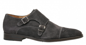 Van Bommel Raffa 01.10 H DarkGrey gespschoen
