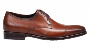Floris van Bommel De Stijler 32.00 H Dark Cognac Veterschoen