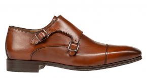 Van Bommel SBM-30020-24-01 H cognac leer gespschoen